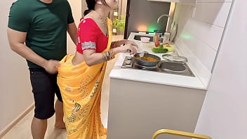 Spicy Indian Wife With A Juicy Booty Gets All Hot And Bothered In The Kitchen