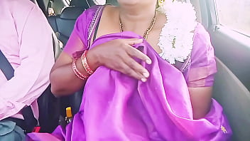 Sizzling Car Sex With A Seductive Indian Saree-clad Housewife And Her Hot Driver—steamy Telugu Whispers And Wild Passion.