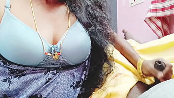 Naughty Indian Wife Sneaks Around With Hubby’s Brother, Whispering Dirty Telugu Secrets In Bed.