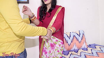 Desi Bhabhi Gets A Deep Blowjob Before Taking A Hard, Rough Anal Pounding. Hindi Sex Video.