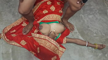 A Sultry Indian Bride Awaits Her Wedding Night At Home