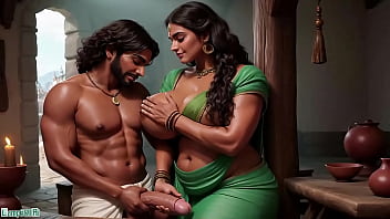 A Sultry Indian Aunty’s Steamy Ai-generated Fantasy