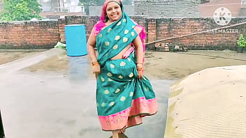 Caught In The Storm: Bhabhi’s Passionate Downpour With Hindi Whispers