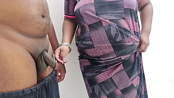 A Sultry Indian Bhabhi Slowly Stroking A Hard Cock