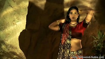 Sultry Temptress Peeling Off Her Clothes Under The Indian Sun