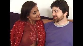 A Spicy Indian Beauty Ready To Please Two American Studs