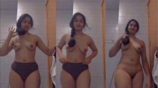 Desi Beauty Bares All In A Steamy Private Video