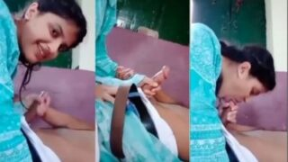 Intimate Family Moment: A Desi Cousin’s Passionate Oral Embrace