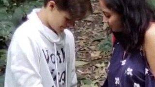 Nri Beauty Teasing Her Lover’s Manhood