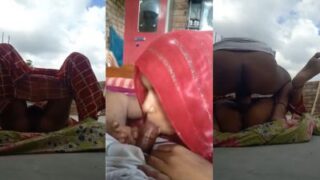 Passionate Rooftop Rendezvous: A Husband And Wife’s Intimate Moment Captured In A Desi Mms