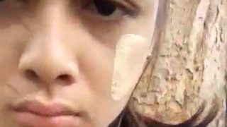 Wild Assamese Girlfriend With A Bushy Pussy Getting Fucked Outdoors