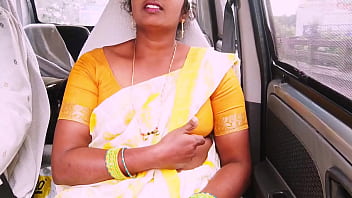 Sultry Servant Seduction In The Backseat, Whispering Raw Telugu Desires.