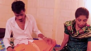 Experienced Indian Bhabhi Initiates College Boy Into Passion