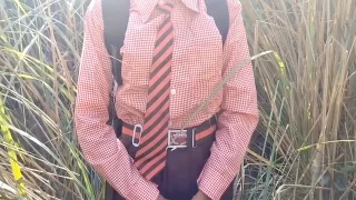 Indian Desi School Girl Jungle Sex Viral Video