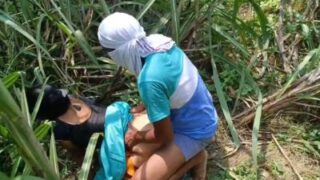 Mistress Submits To Her Rugged Laborer In A Raw Outdoor Tryst