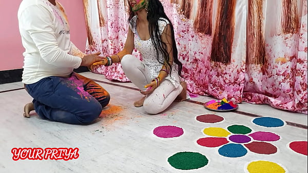 Festive Desires: Priya’s Holi Celebration With Her Stepbrother
