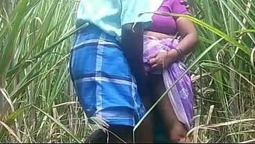 Indian Village Couple Making Love In The Open Fields
