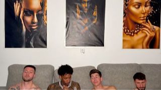 Interracial Gangbang: Double Penetration With A Desi Slut