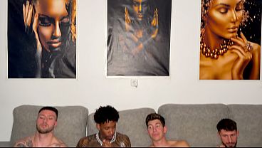 Interracial Gangbang: Double Penetration With A Desi Slut