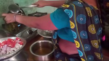 Indian Housewife Heats Up The Kitchen With Her Boyfriend, Serving A Spicy, Steamy Meal