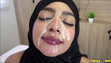 Hijabi Teen Gets Her Tight Pussy Pounded Deep And Left Dripping With Hot Cum.